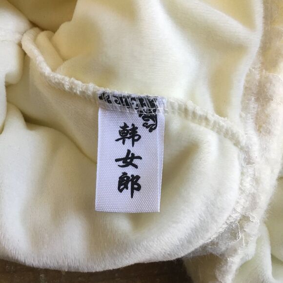 Beautiful unique rose lace lightweight blazer top sheer sleeve fleece lining y2k - Picture 5 of 5